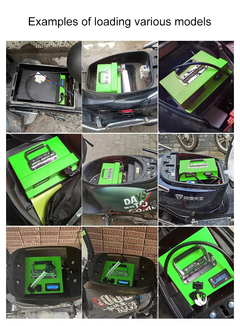 The Installations of HiPOWER lithium batteries for E-scooters